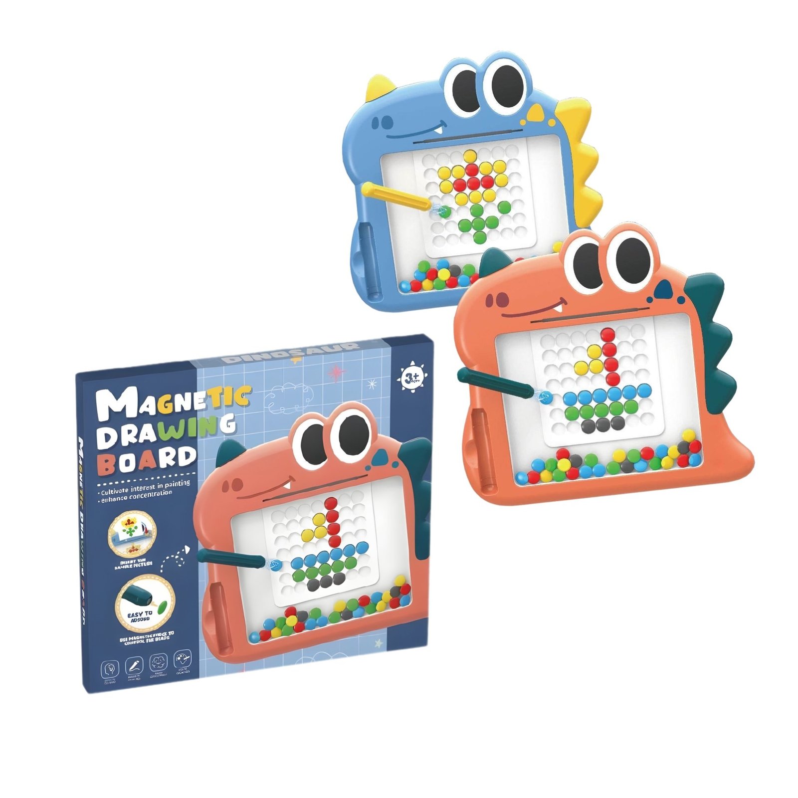 Suntoy Dinosaur Magnetic Draw Pad 1 st
