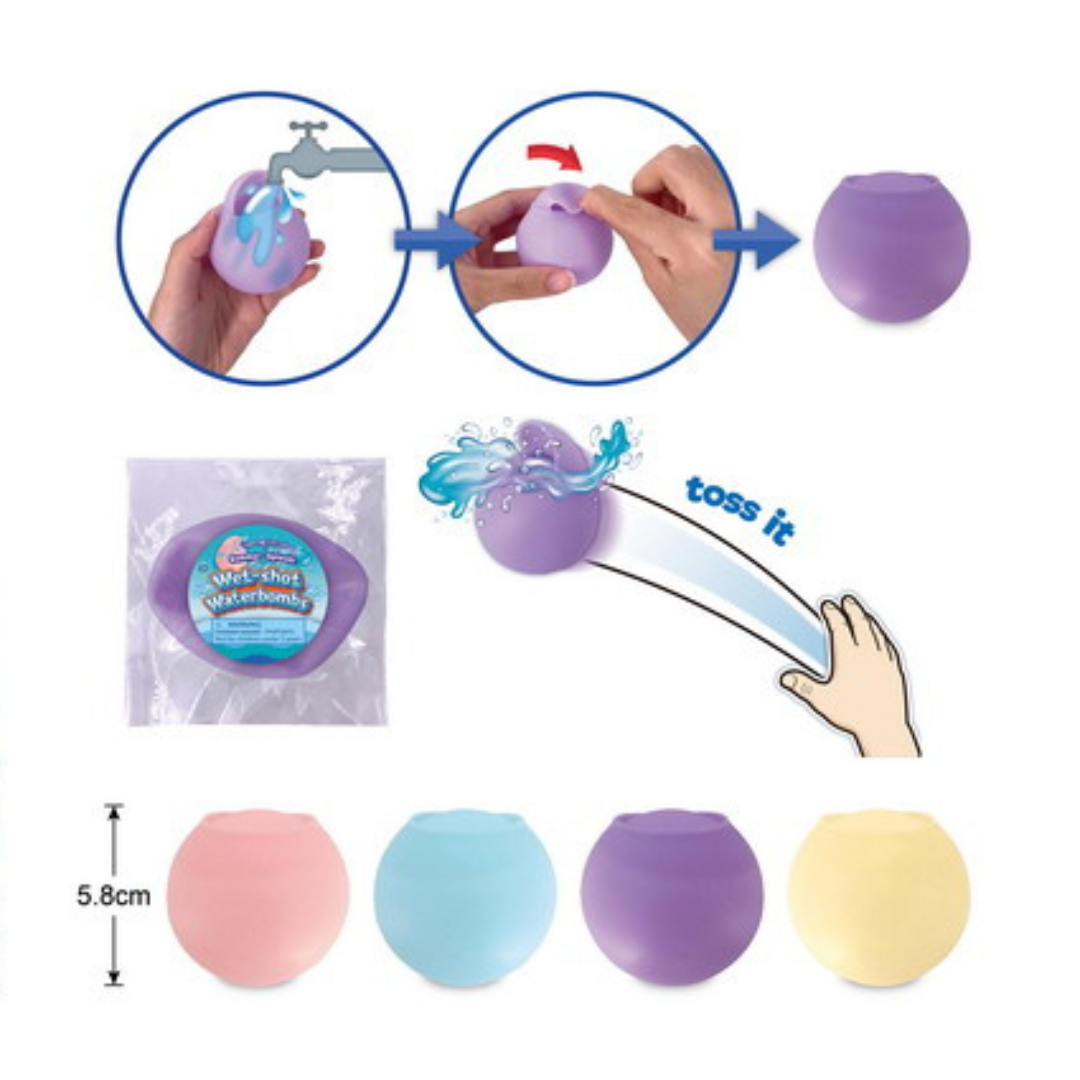 Suntoy Återanvändbara Vattenballonger 6 cm Silikon 1 st