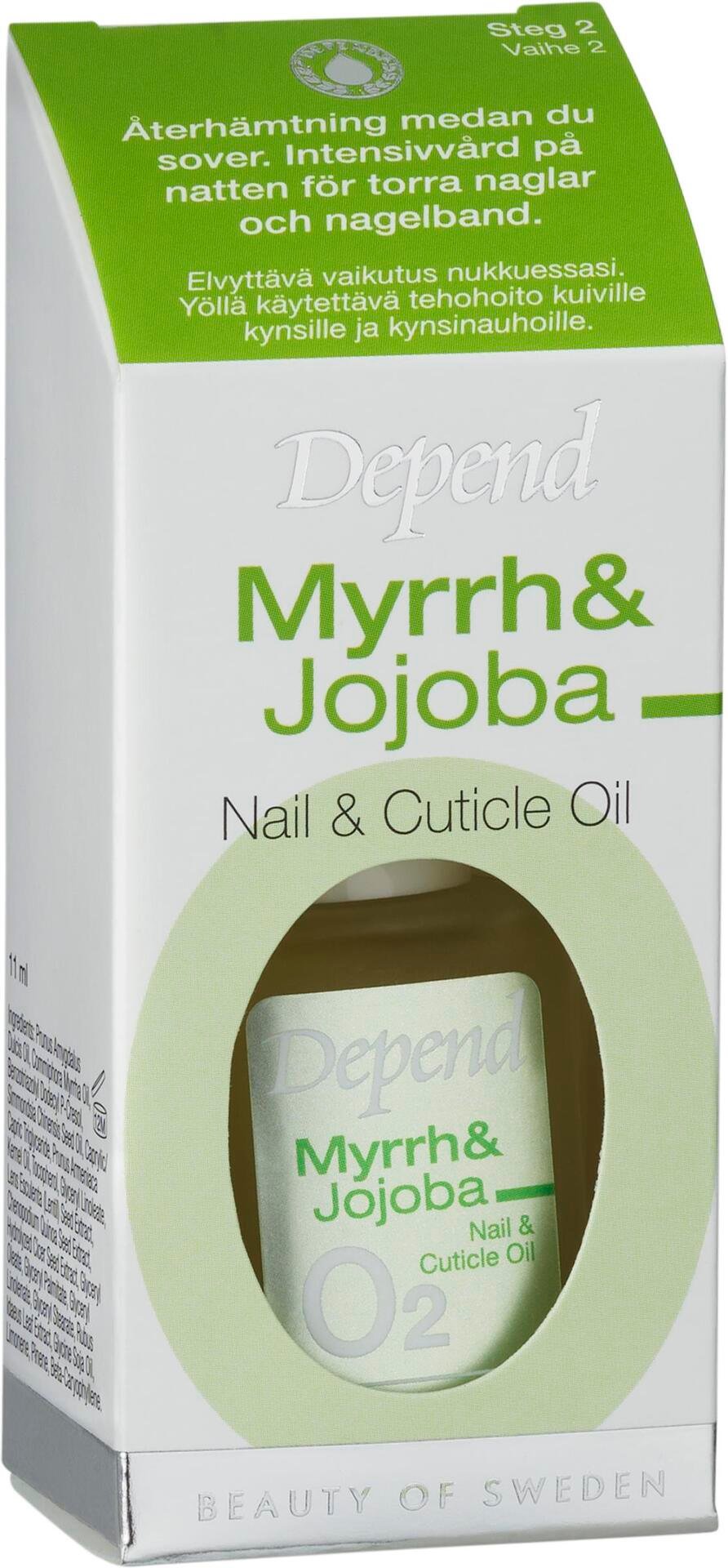 Depend Myrra & Jojoba Nail & Cuticle Oil 11 ml