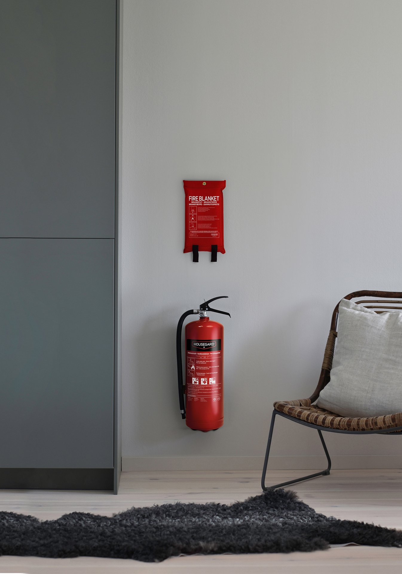 Housegard Brandfilt Röd 120 x 180 cm 1 st