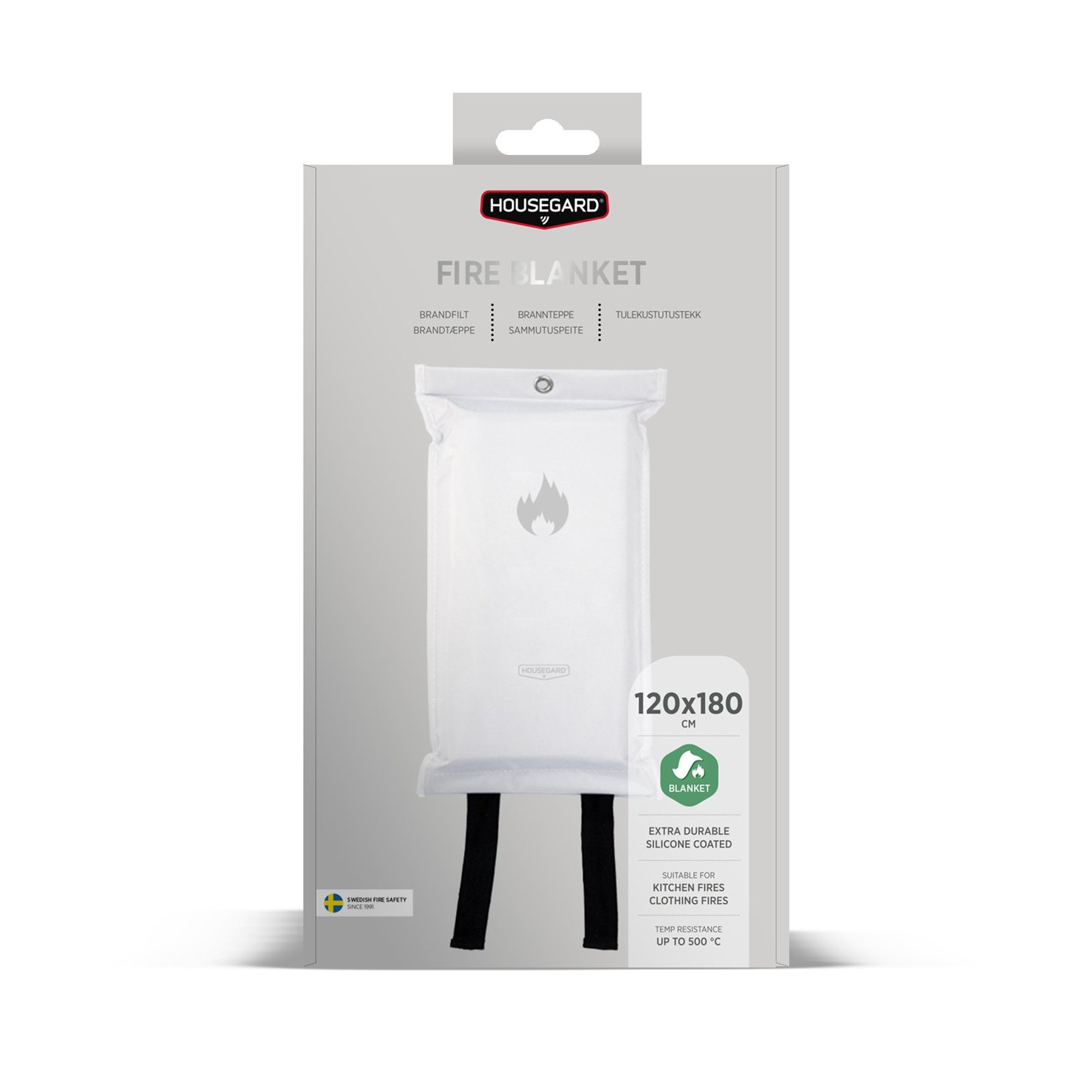 Housegard Brandfilt Vit 120 x 180 cm 1 st