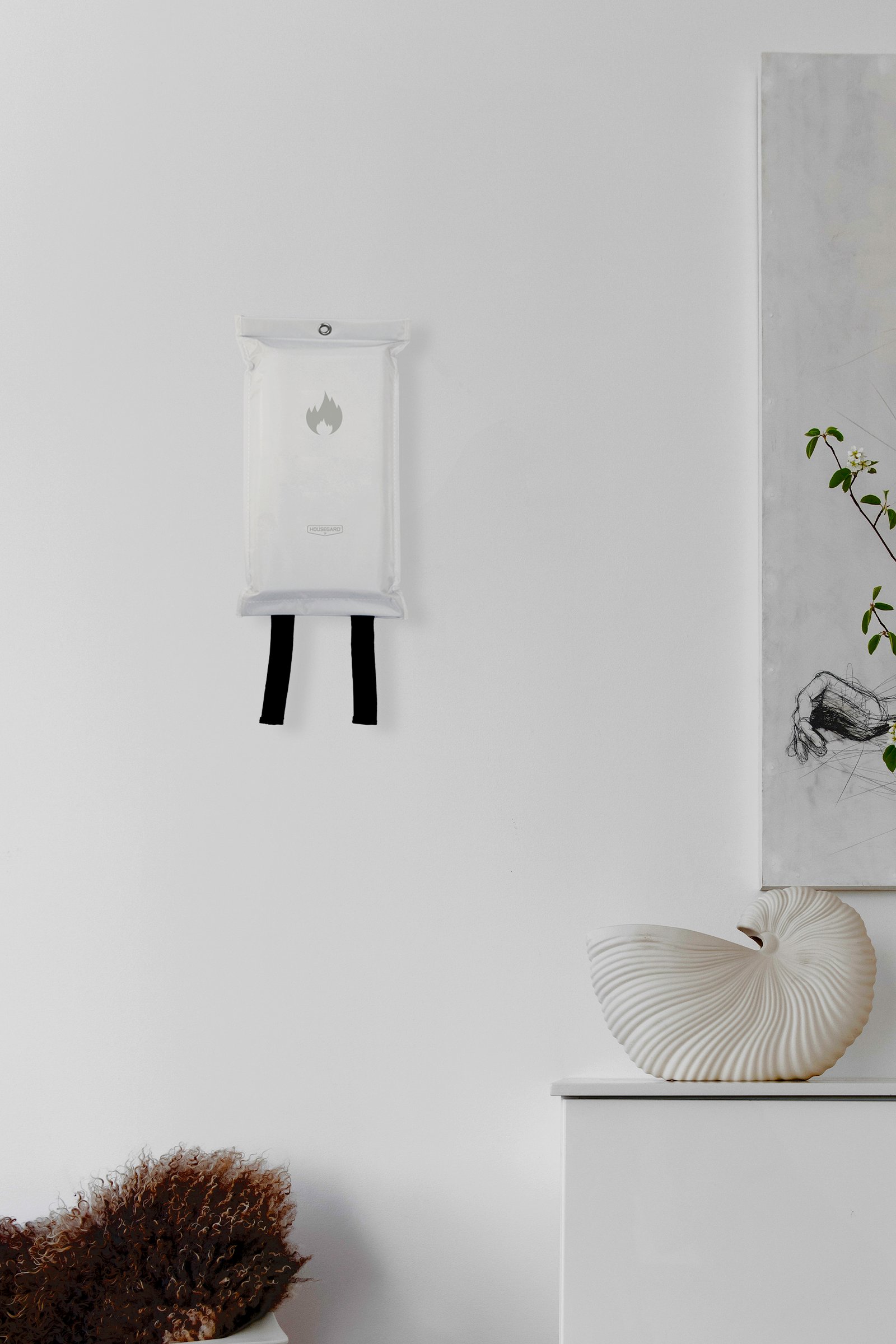 Housegard Brandfilt Vit 120 x 180 cm 1 st