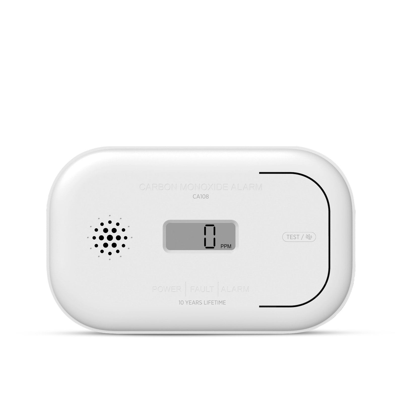 Housegard Kolmonoxidlarm CA108 med LCD inklusive 3-årsbatteri