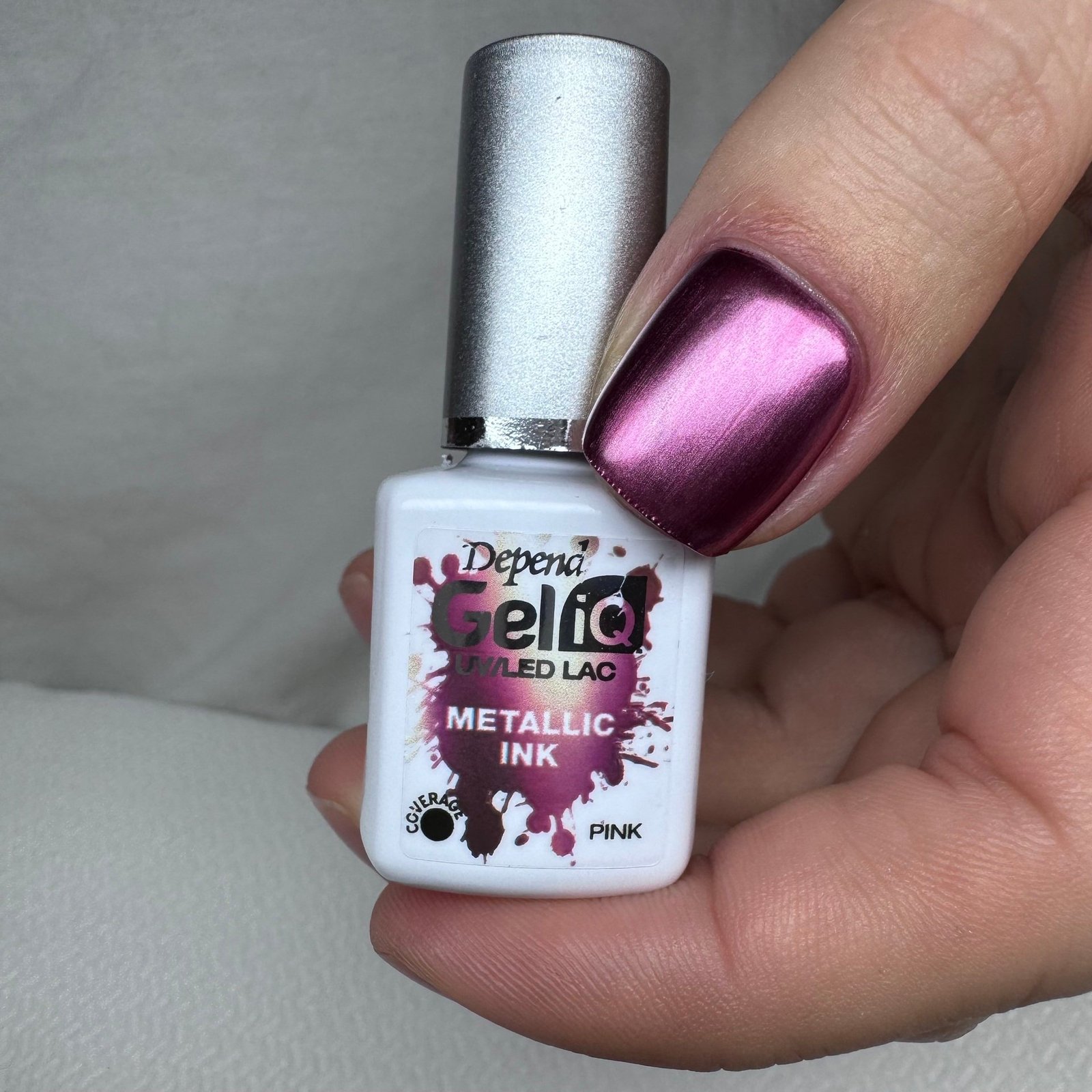 Depend Cosmetic Gel iQ Metallic Ink Pink