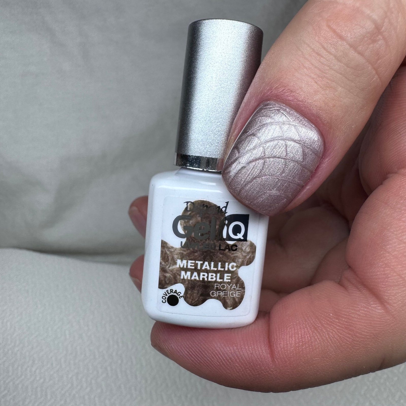 Depend Cosmetic Gel iQ Metallic Marble Royal Greige