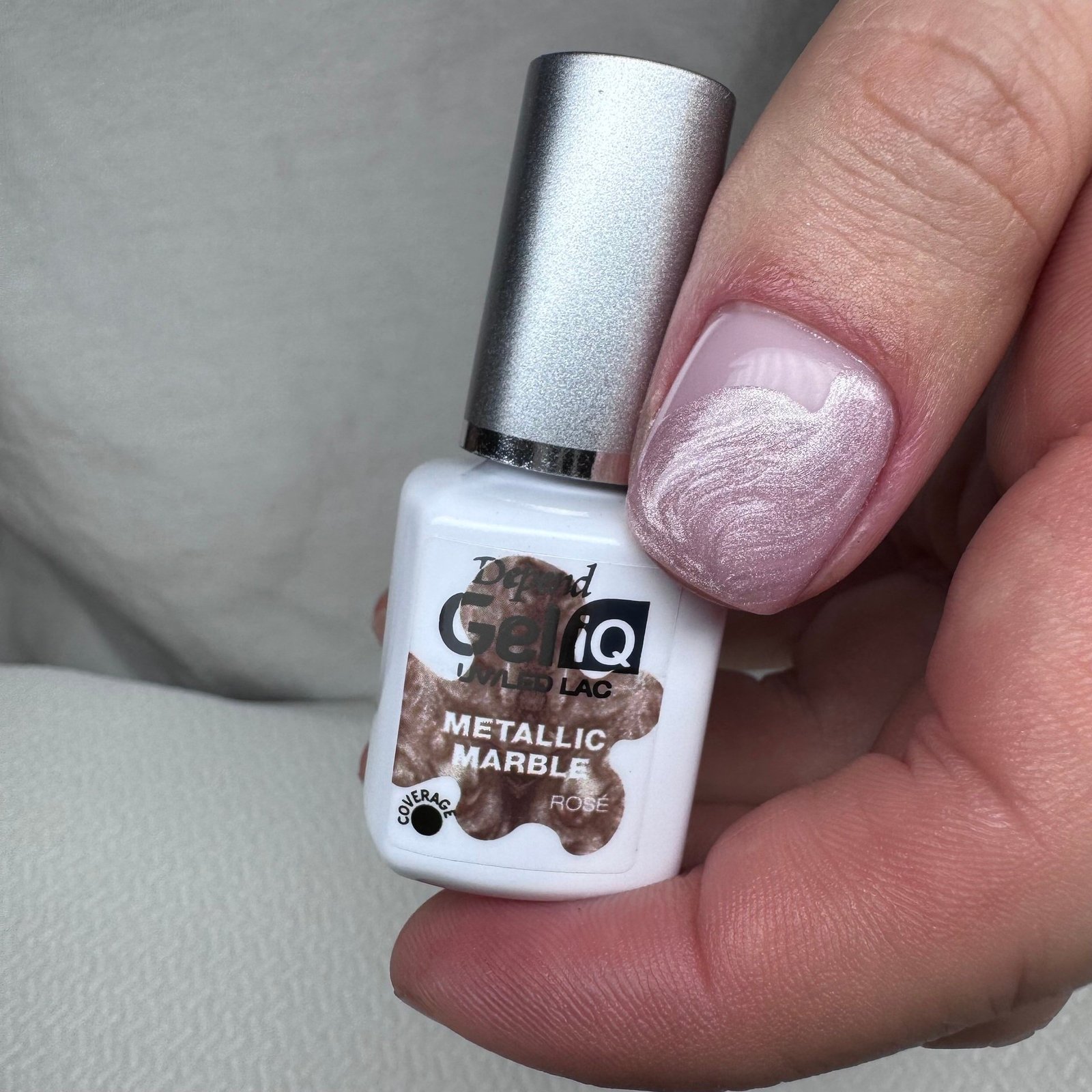 Depend Cosmetic Gel iQ Metallic Marble Rosé
