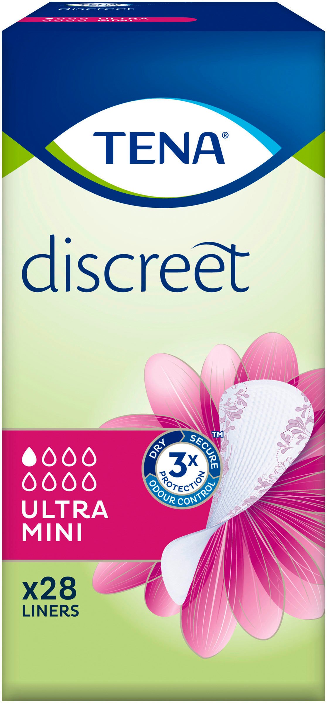 TENA Discreet Ultra Mini Inkontinensskydd 28 st