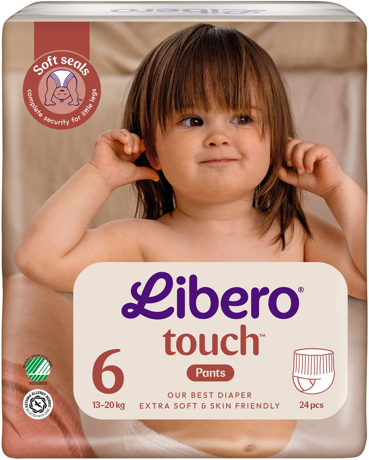 Libero Touch 6 Blöjor (13-20 kg) 24 st