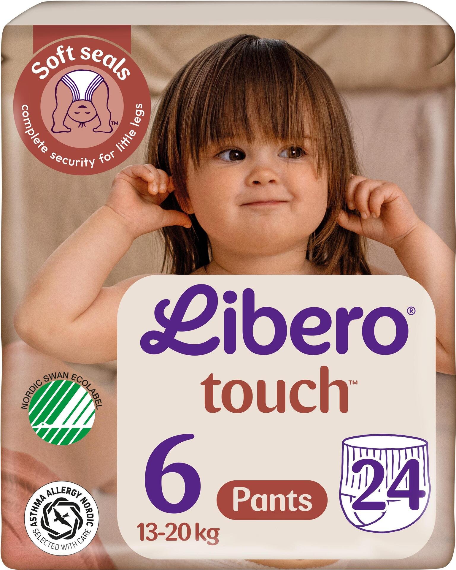 Libero Touch 6 Blöjor (13-20 kg) 24 st