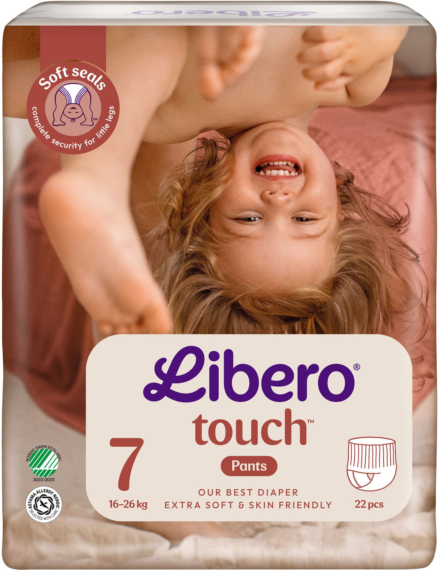 Libero Touch 7 Blöjor (16-22 kg) 22 st