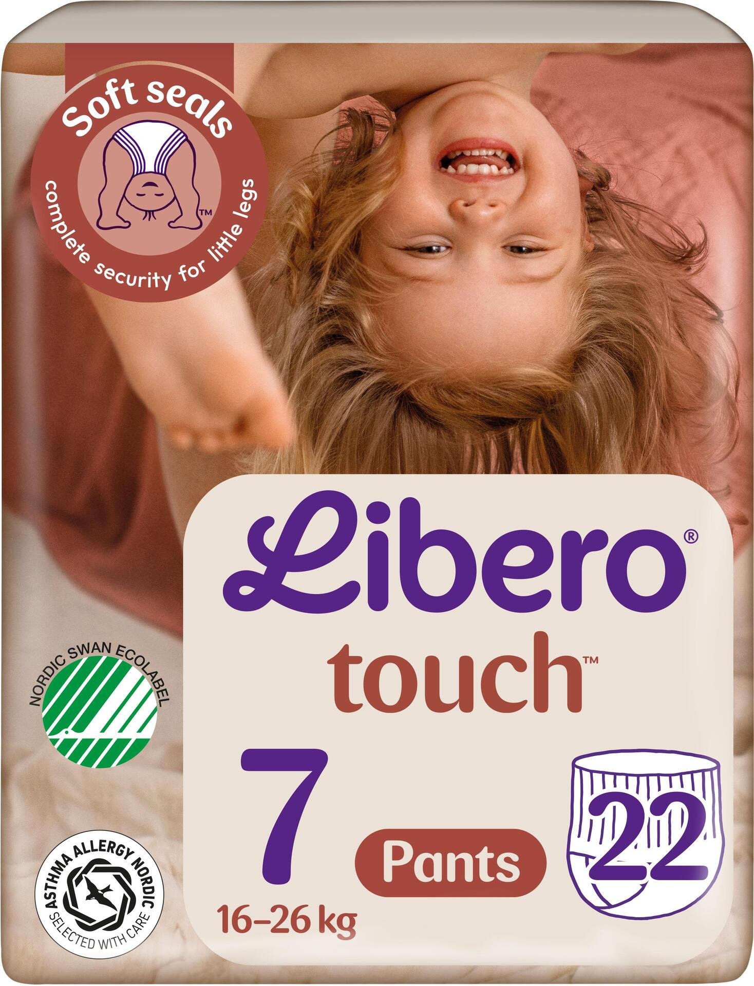 Libero Touch 7 Blöjor (16-22 kg) 22 st
