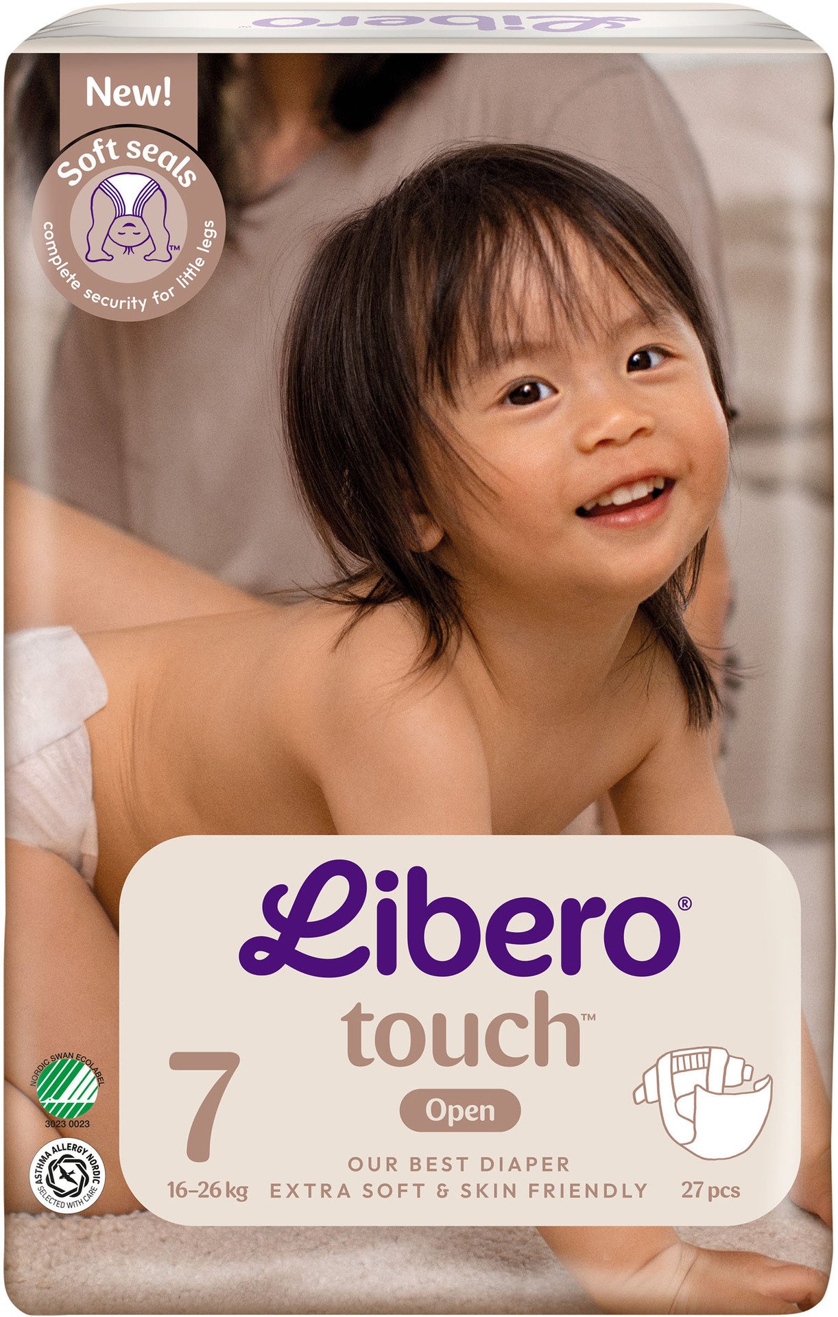 Libero Touch 7 Blöjor (16-26 kg) 27 st