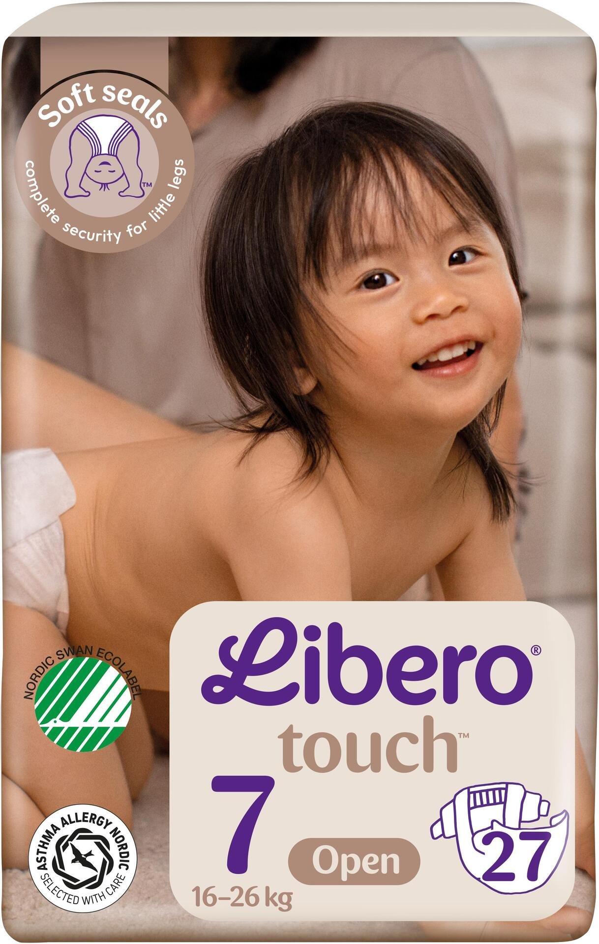 Libero Touch 7 Blöjor (16-26 kg) 27 st