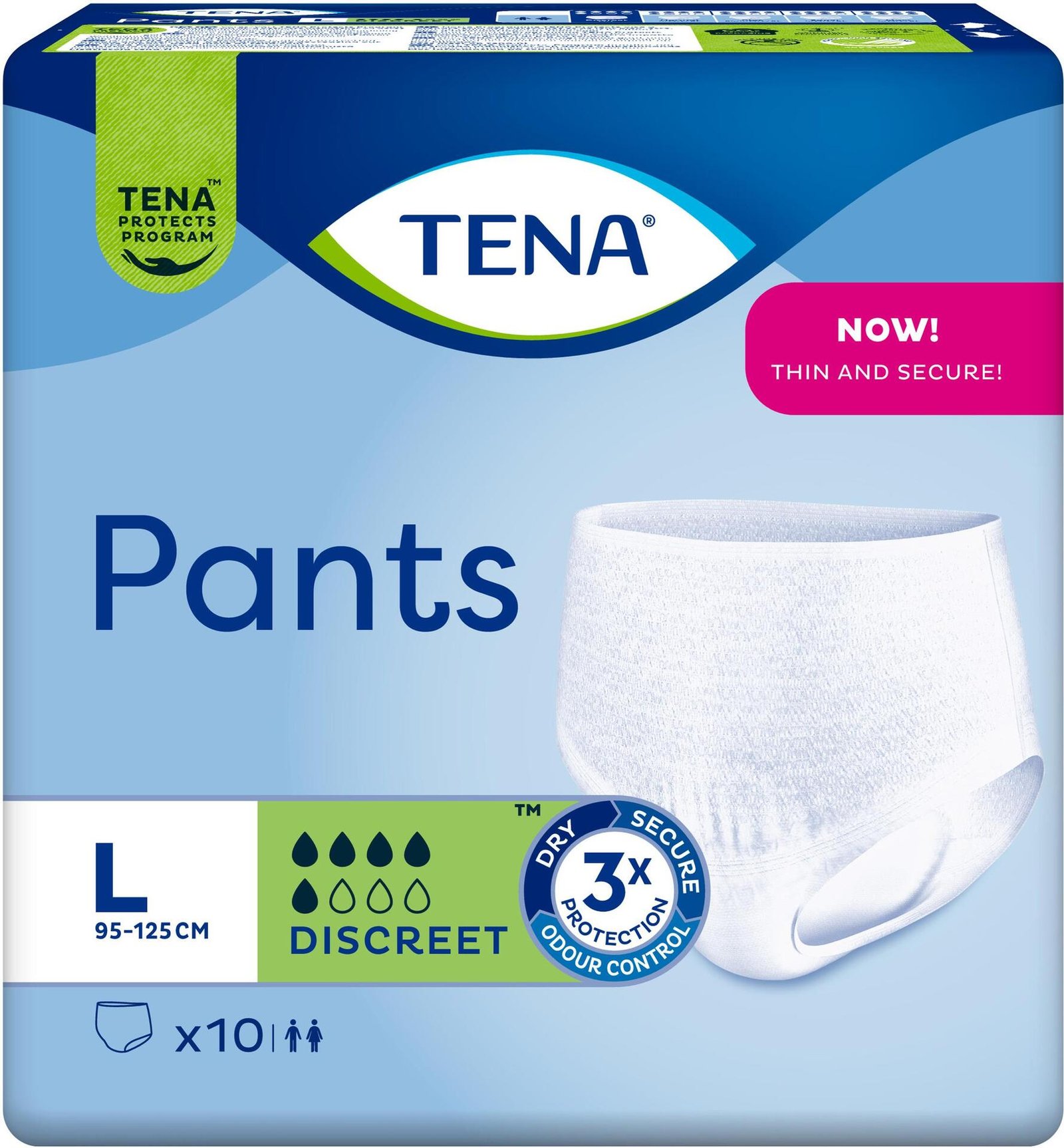Tena Pants Discreet L