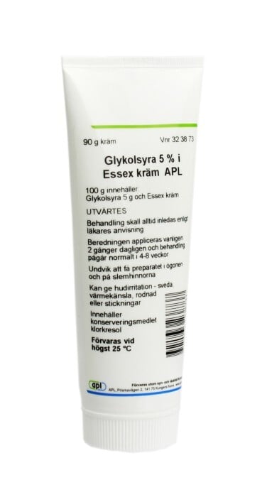 Glykolsyra 5 % i Essex kräm APL 90g