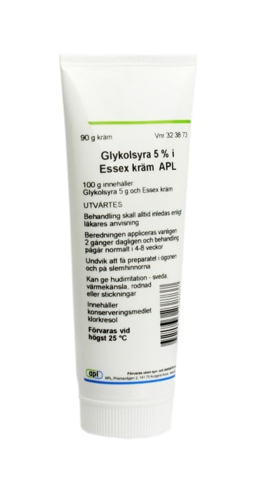 Glykolsyra 5 % i Essex kräm APL 90g