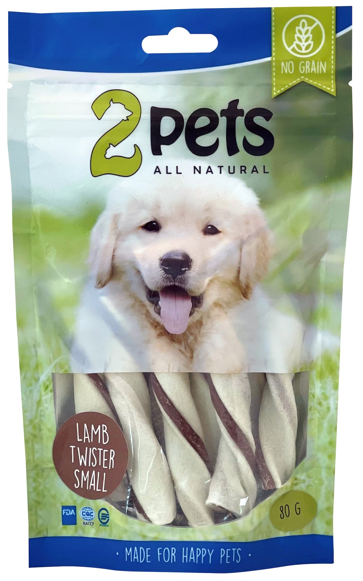 TRIXIE 2pets Tuggtwister Lamm Small 80 g