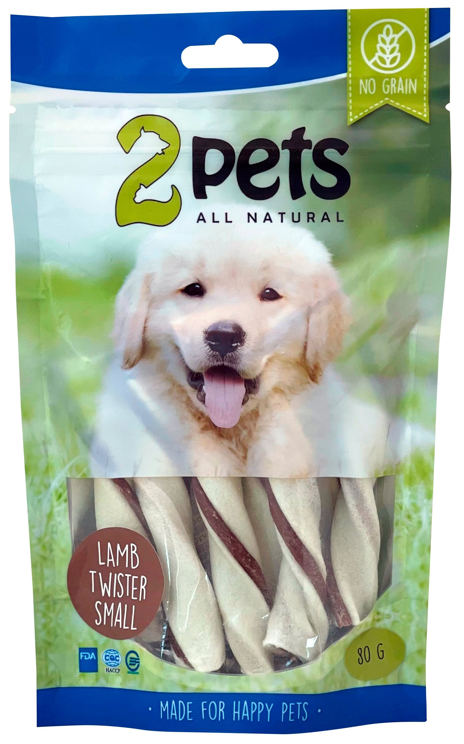 TRIXIE 2pets Tuggtwister Lamm Small 80 g