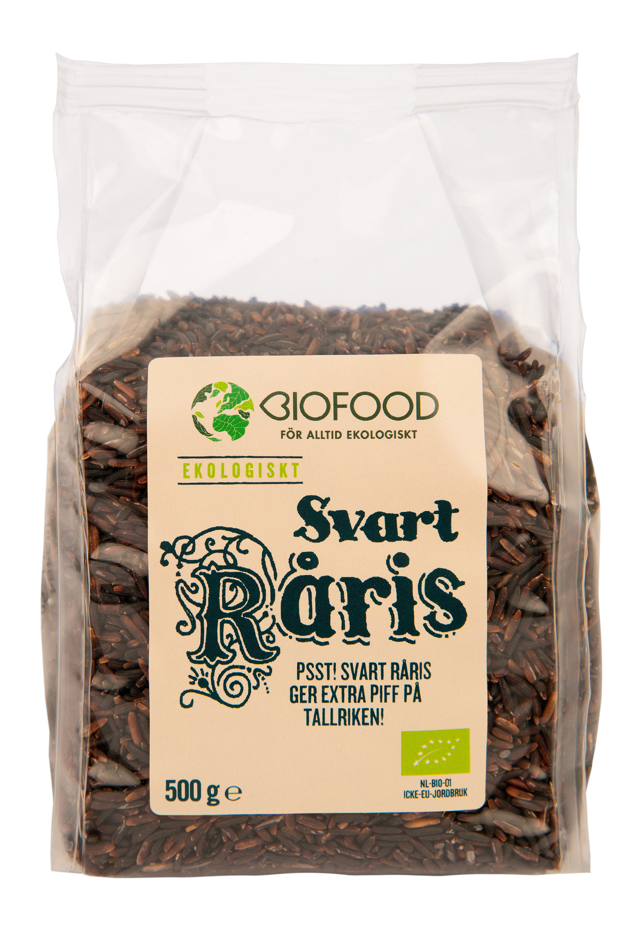 Biofood Råris Svart 500 g