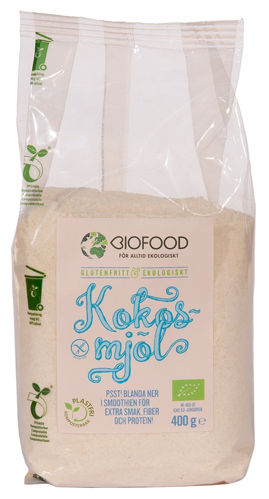Biofood Kokosmjöl 400 g
