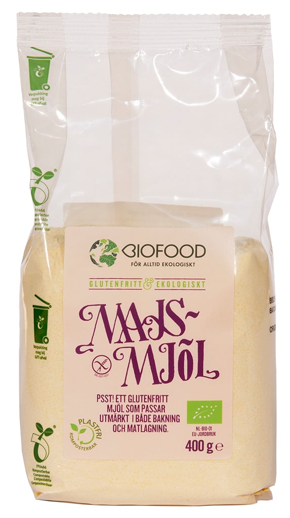 Biofood Majsmjöl 400 g