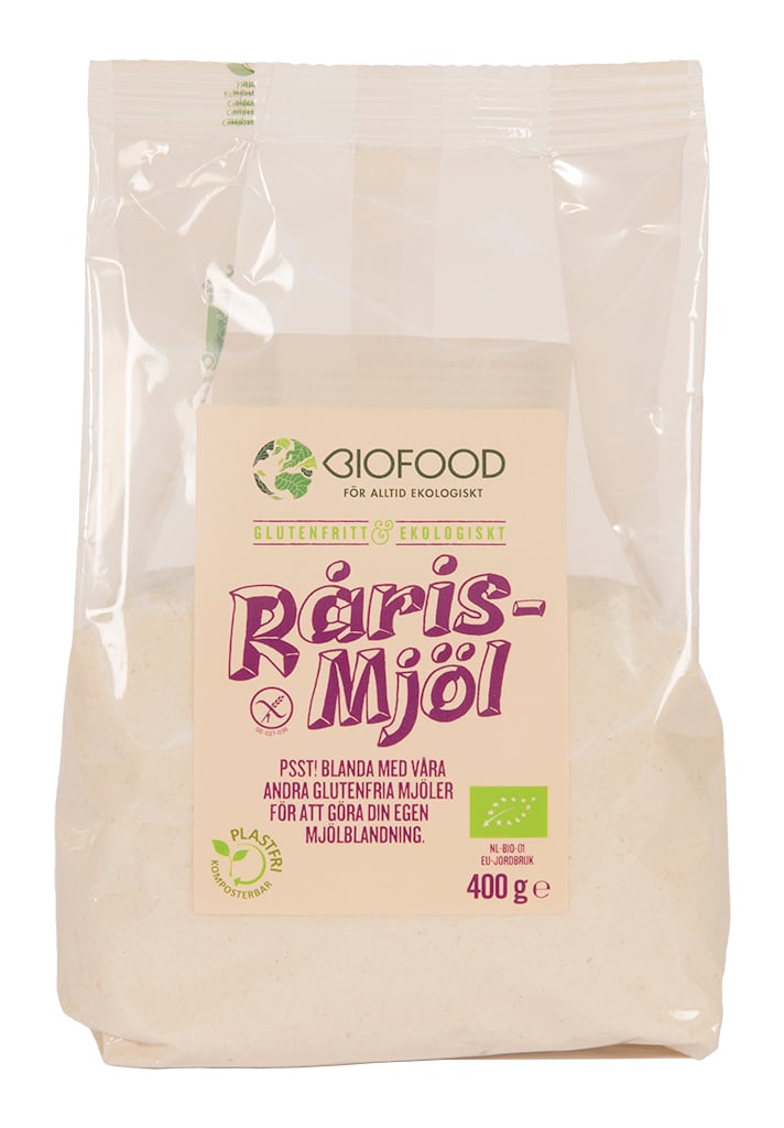 Biofood Rårismjöl 400 g