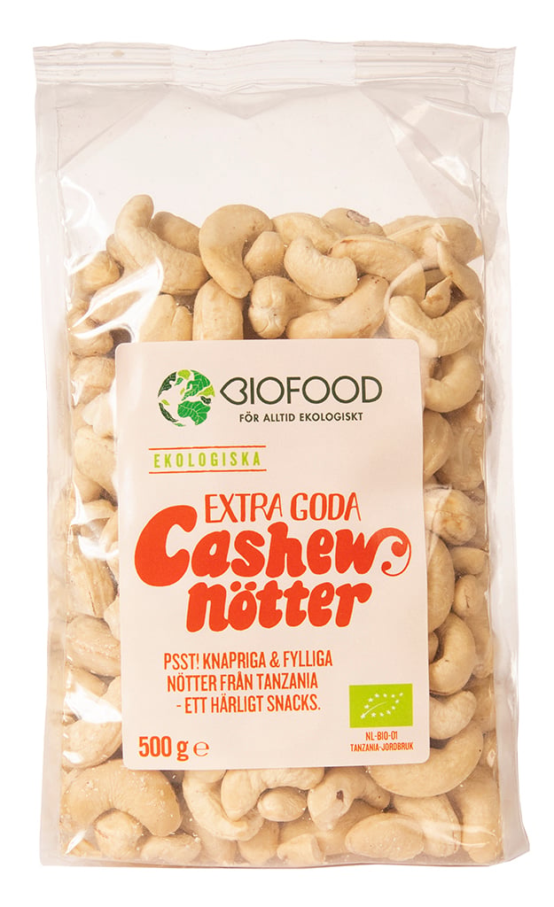 Biofood Cashewnötter Extra Goda 500 g