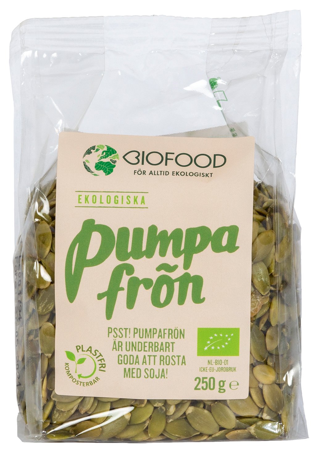 Biofood Pumpafrön 250 g
