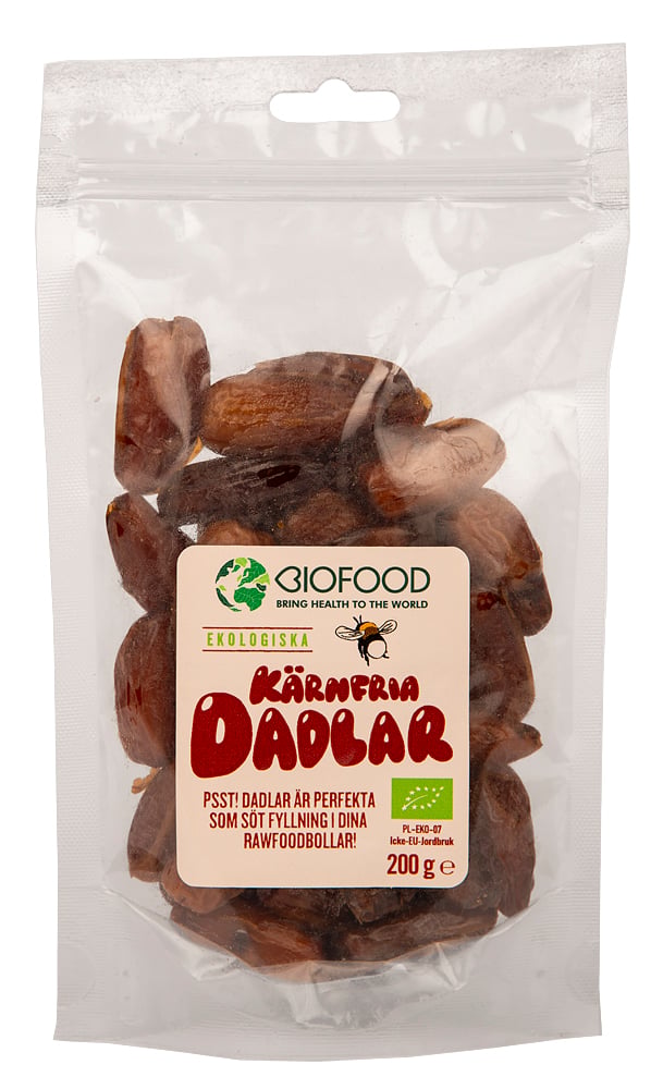 Biofood Dadlar Kärnfria 200 g