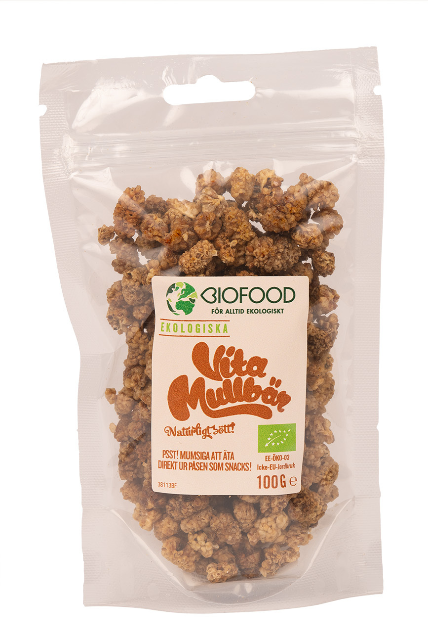 Biofood Mullbär Vita 100 g
