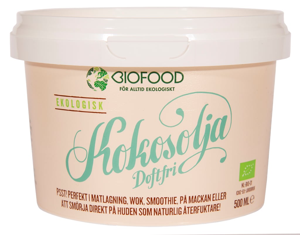 Biofood Kokosolja Doftfri 500g