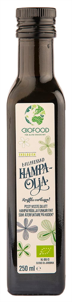 Biofood Hampafröolja Kallpressad 250 ml