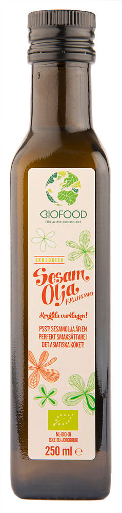 Biofood Sesamolja Kallpressad 250 ml
