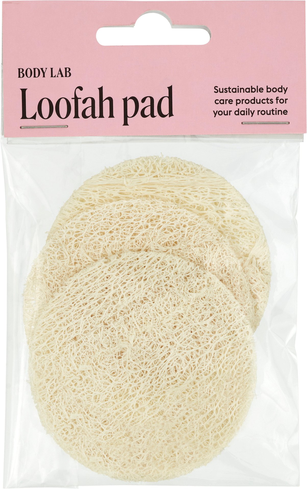 BODY LAB Facial Loofah Pad 3 st