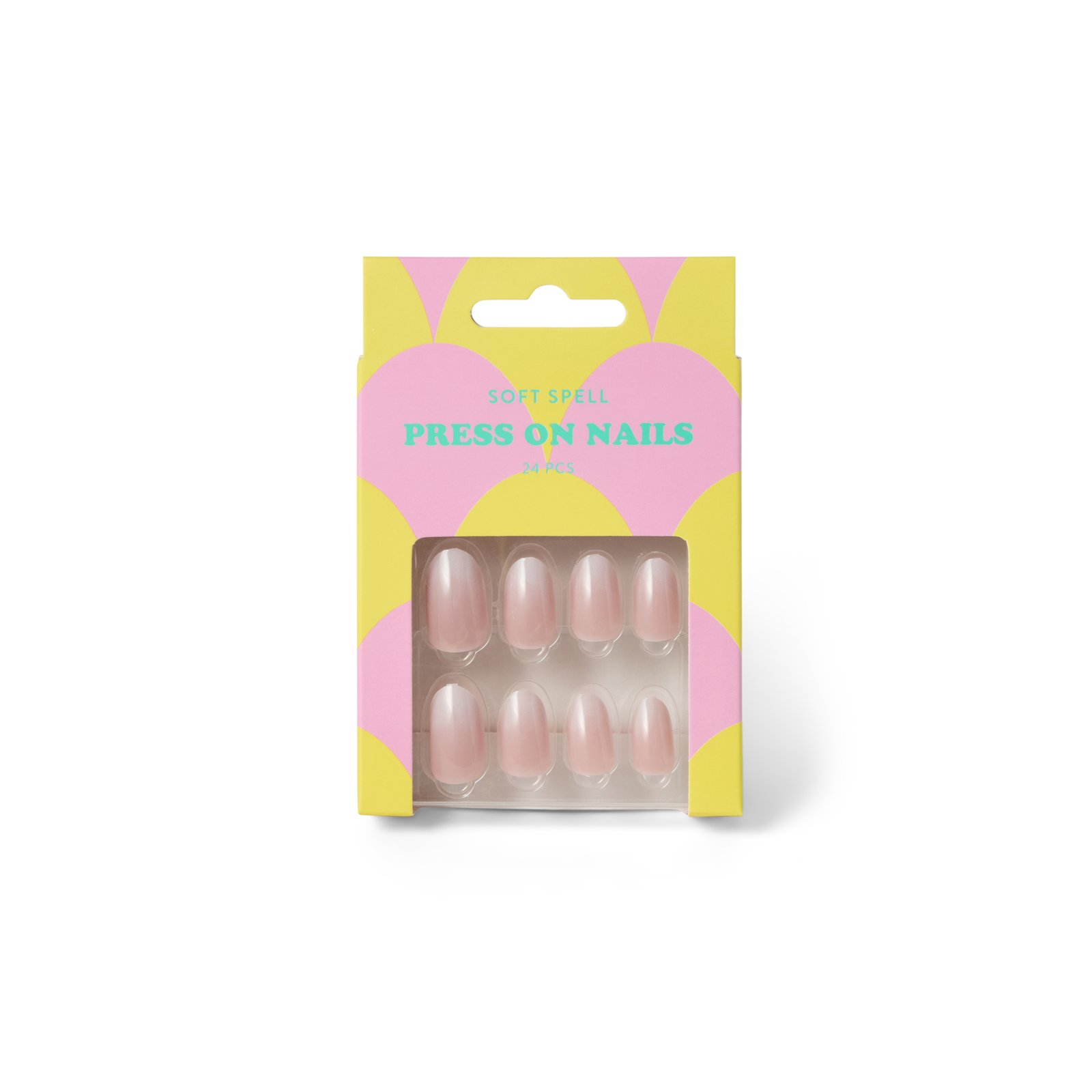 Soft Spell PRESS ON NAILS - MILKY FRENCH 24 st