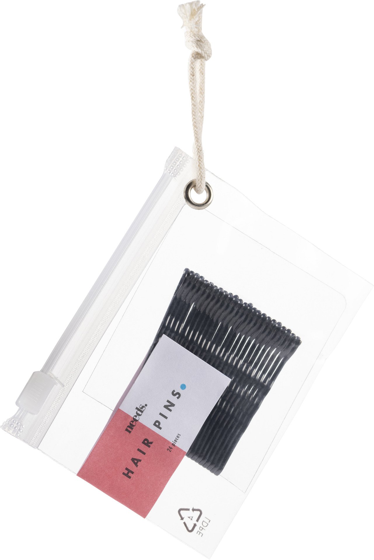 NEEDS Hårnål svart 20 st