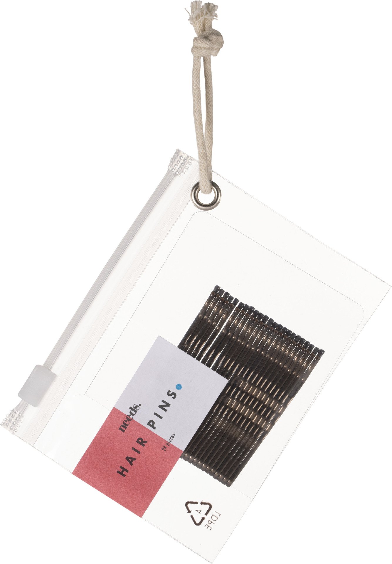 Needs Hårnål brun 20 p