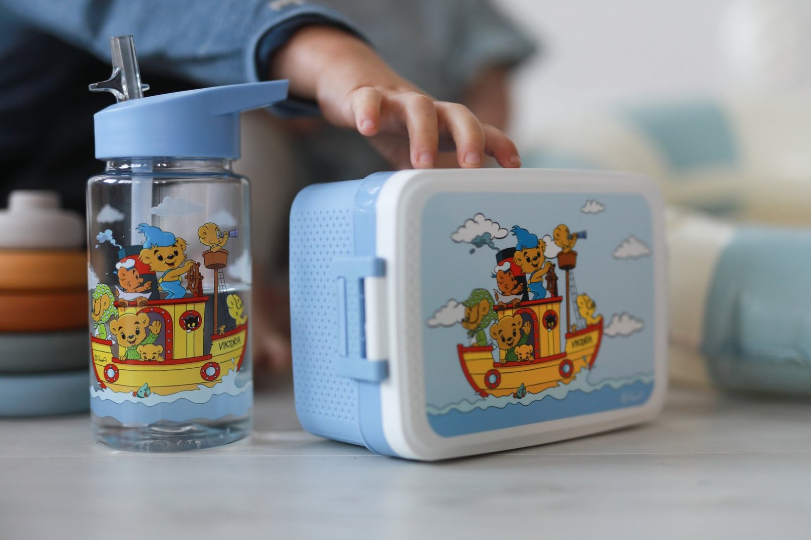 Rätt Start Bamse Viktoria Vattenflaska i Plast