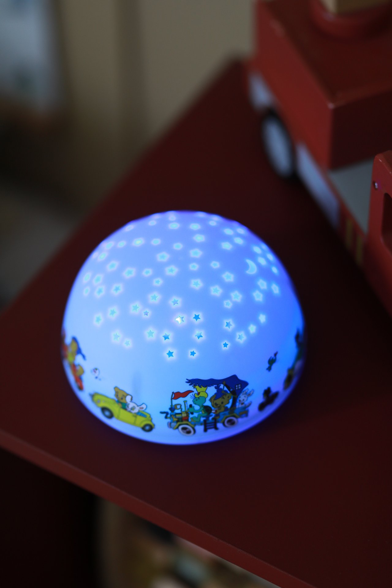 Rätt Start Bamse Nattlampa med Stjärnhimmel och Musik