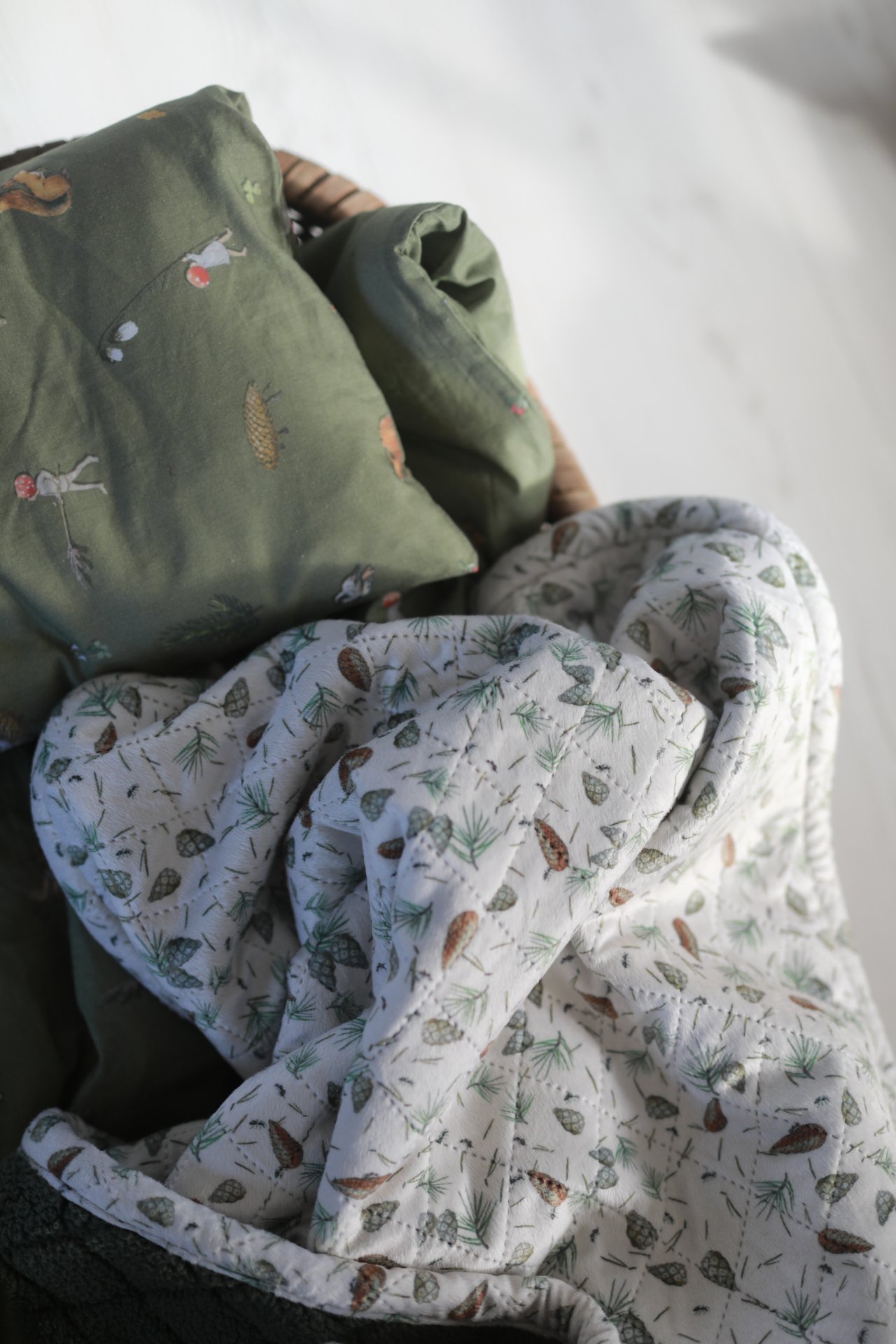 Rätt Start Beskow Tomtebobarnen Quiltad filt