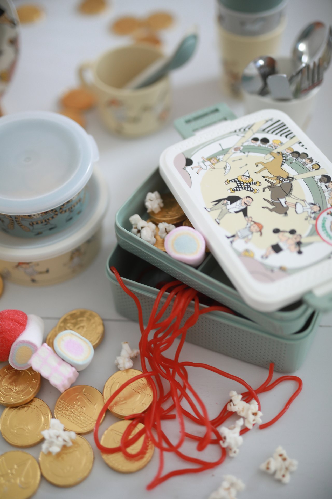 Rätt Start Pippi Cirkus Lunchlåda Grön