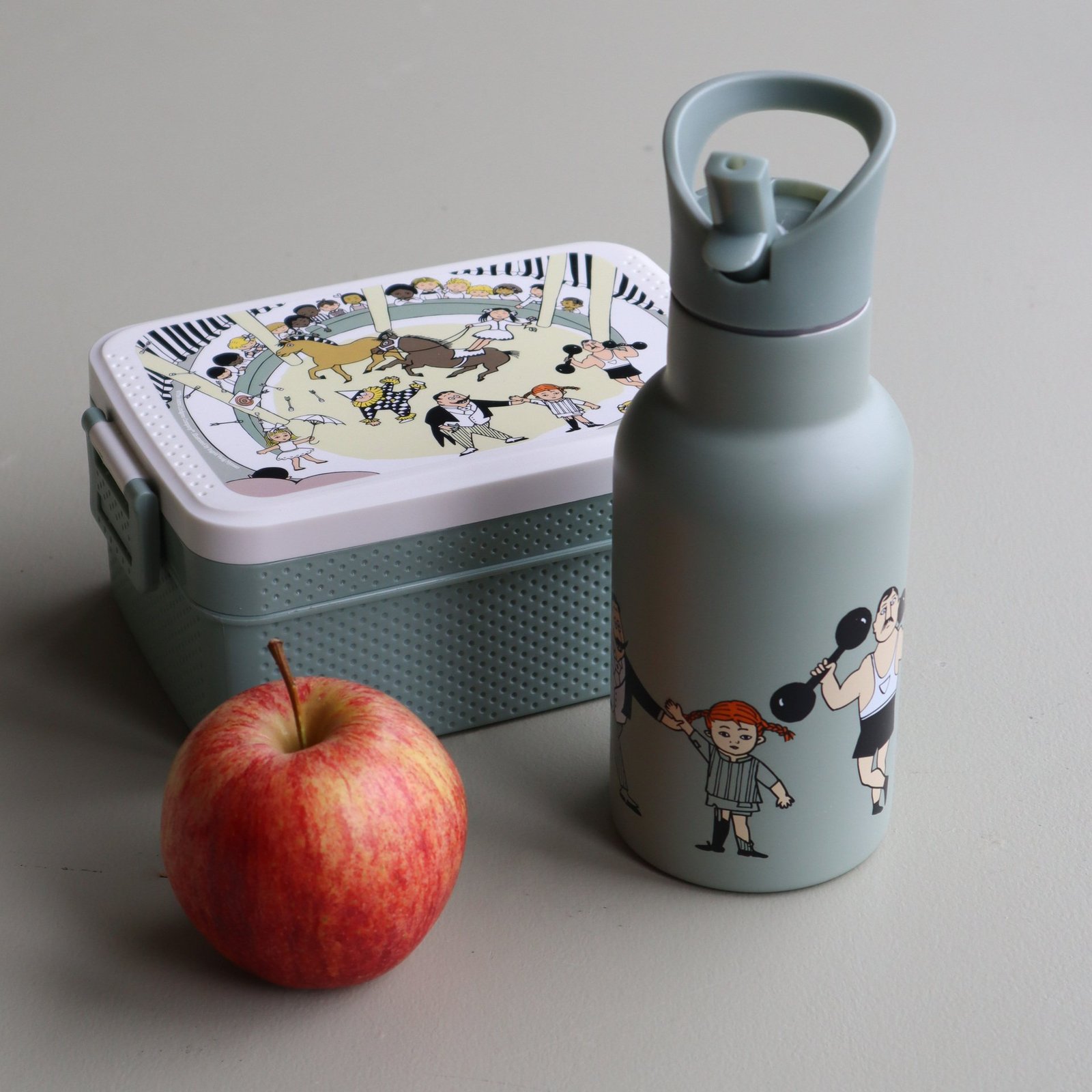 Rätt Start Pippi Cirkus Lunchlåda Grön