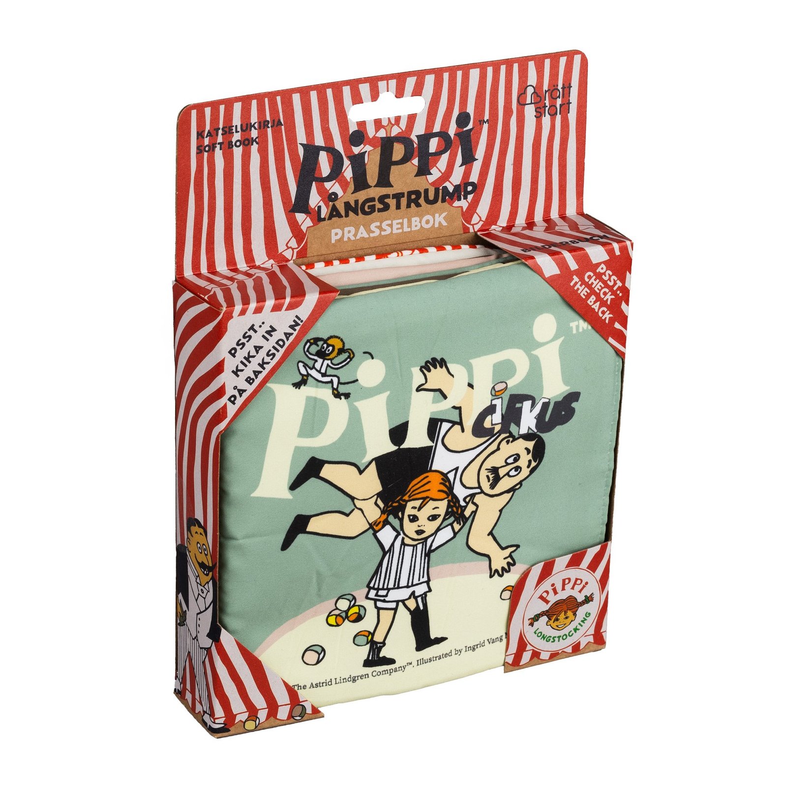 Rätt Start, Pippi Långstrump Cirkus Prasselbok 1st