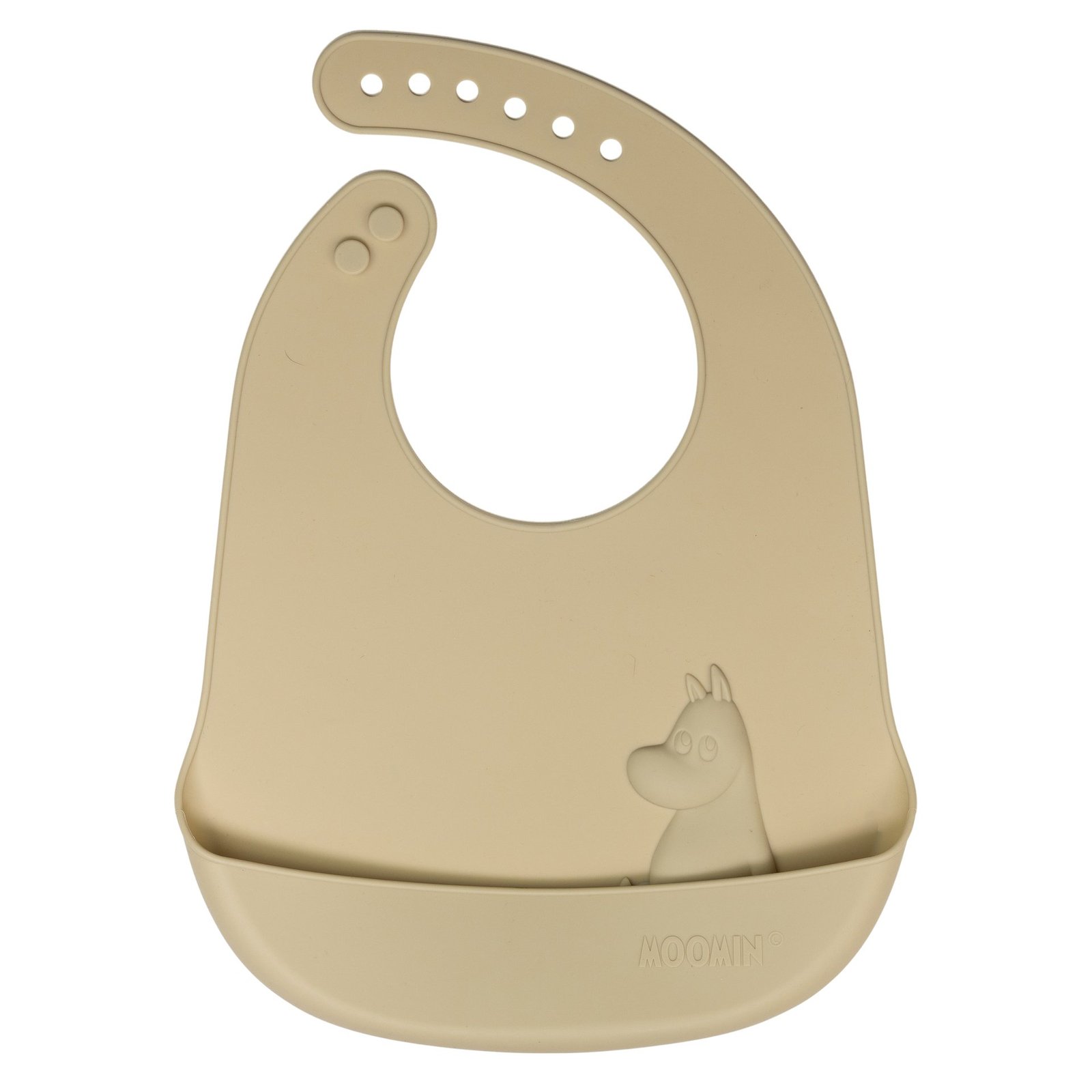 Rätt Start Mumin Silikon Haklapp Latte Beige