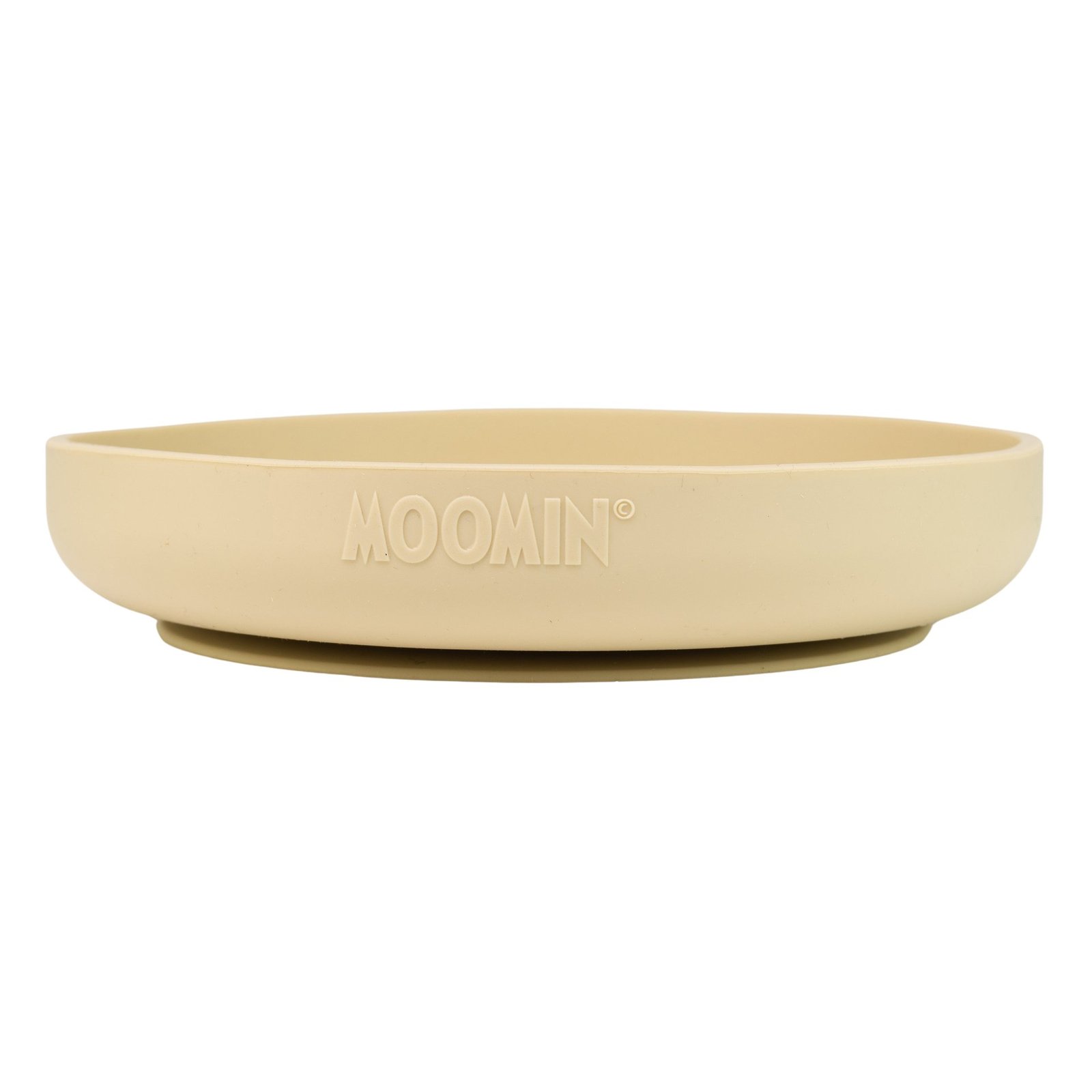 Rätt Start Mumin Silikon Tallrik med Sugkopp Latte Beige