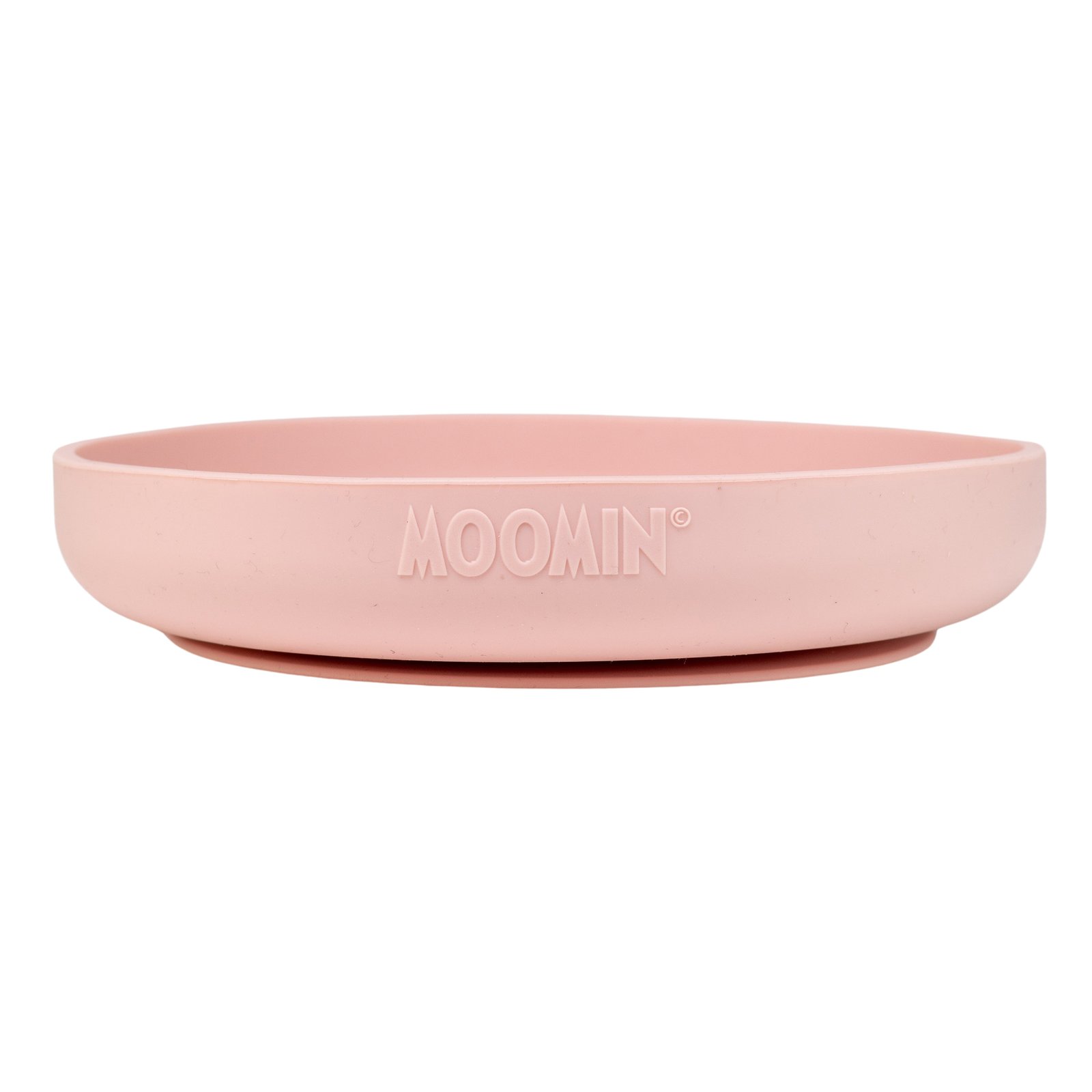Rätt Start Mumin Silikon Tallrik med Sugkopp Rosehip Pink