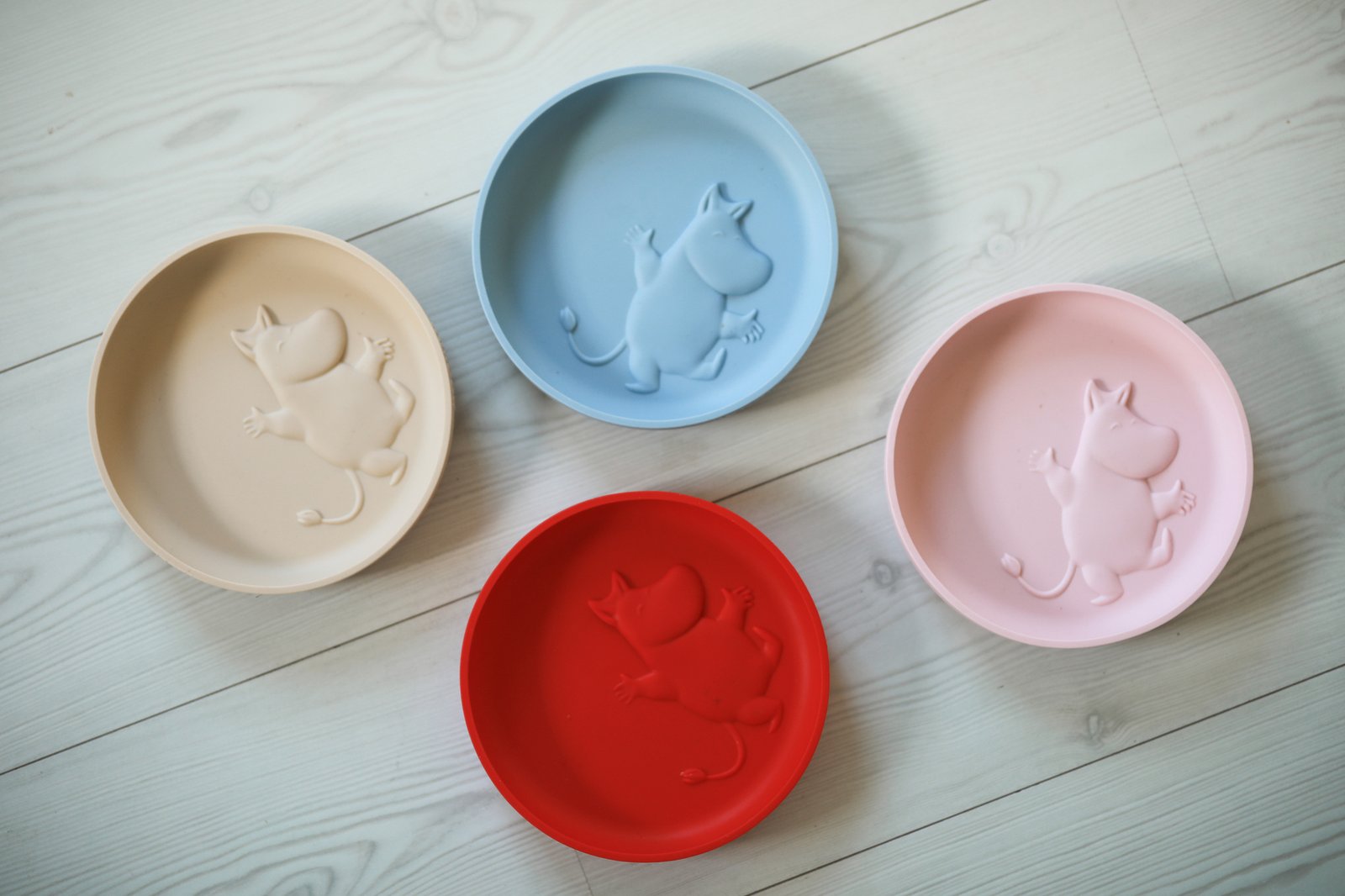 Rätt Start Mumin Silikon Tallrik med Sugkopp Rosehip Pink