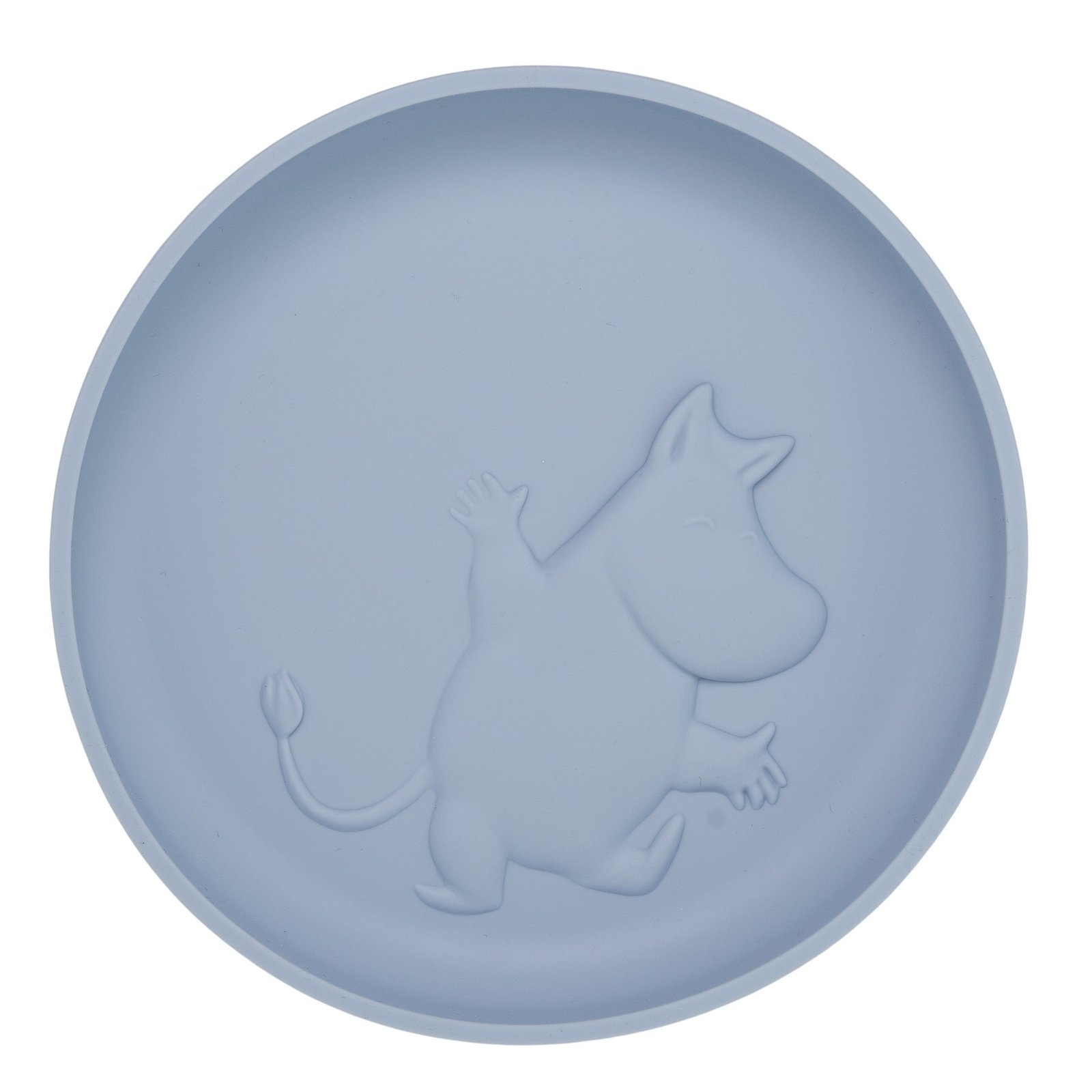 Rätt Start Mumin Silikon Tallrik med sugkopp Sky Blue