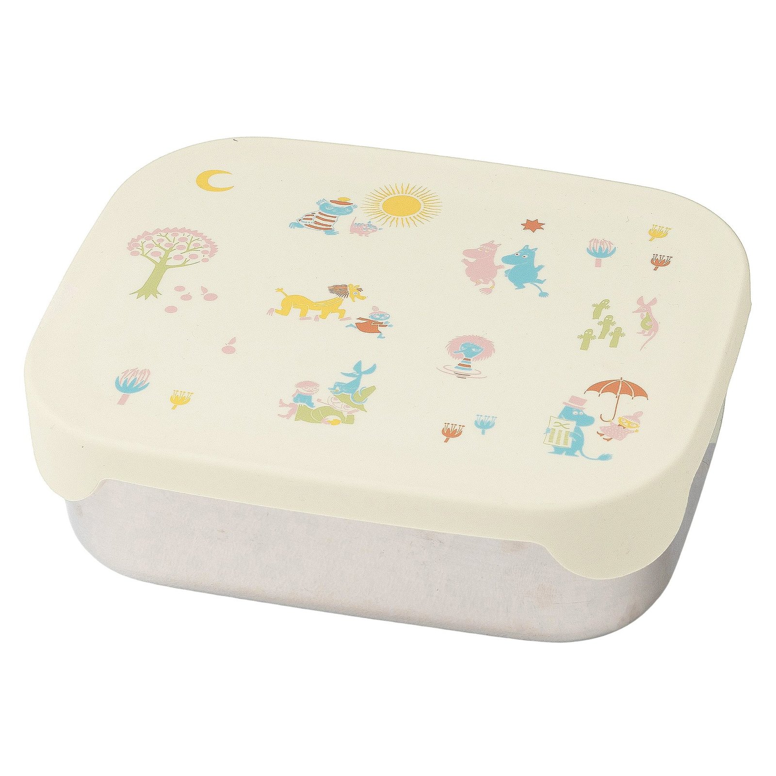 Rätt Start Mumin 80 Lunchlåda i Plåt Beige