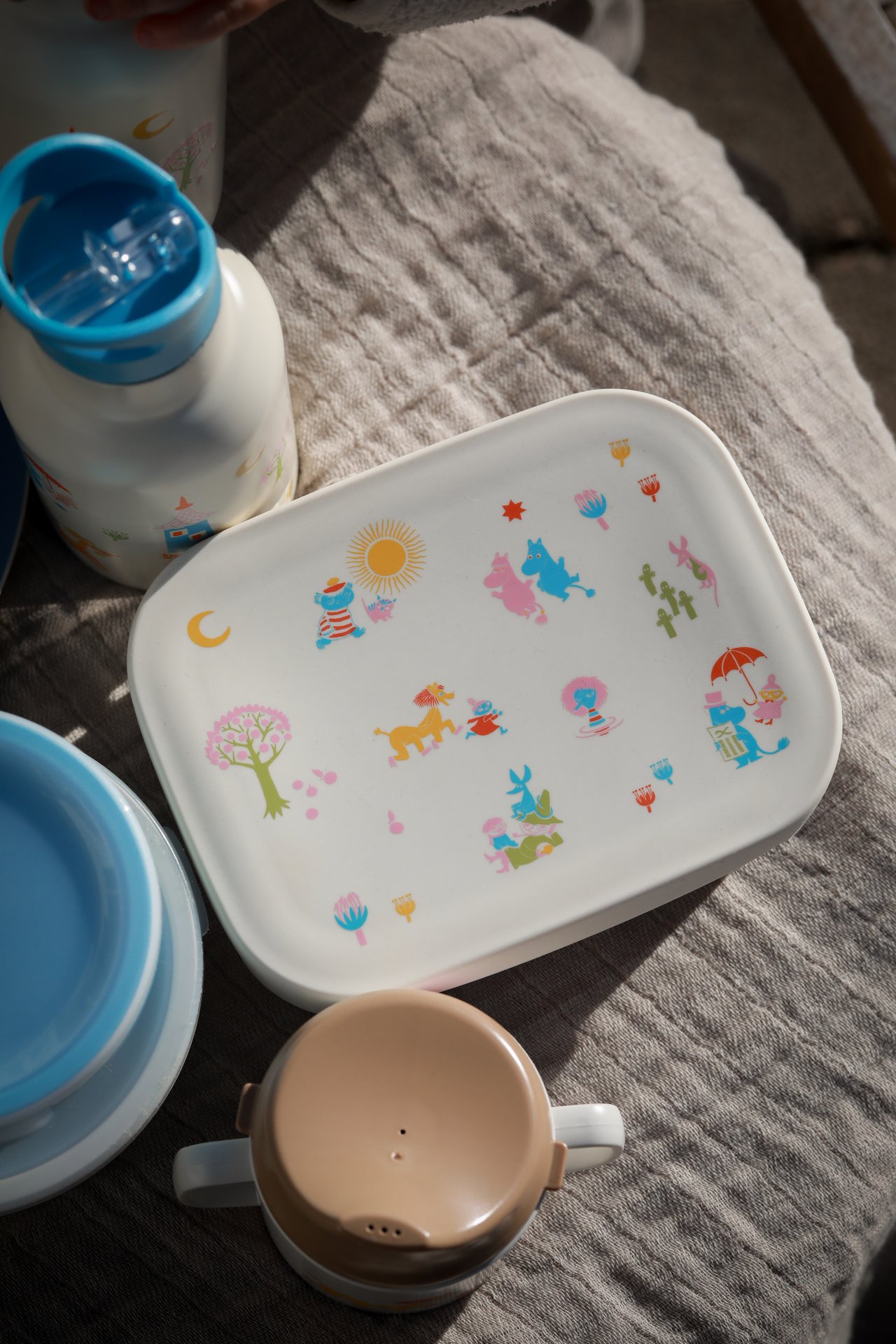 Rätt Start Mumin 80 Lunchlåda i Plåt Beige